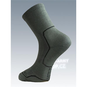 Ponožky so striebrom Batac Classic - olív (Farba: Olive Green , Veľkosť: 7-8)
