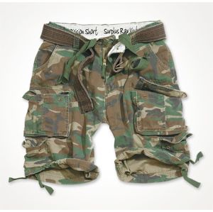 Krátke nohavice RAW VINTAGE SURPLUS® Division Shorts - woodland (Farba: US woodland, Veľkosť: S)