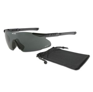 Univerzálne ochranné okuliare ESS® ICE-1 - Grey (Farba: Čierna, Šošovky: Dymovo sivé)