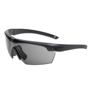 Strelecké okuliare ESS® CROSSHAIR ™ ONE Eyeshield - dymové (Farba: Čierna, Šošovky: Dymovo sivé)