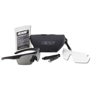 Ochranné strelecké okuliare ESS® Crosshair 2LS - čierne (Farba: Čierna)