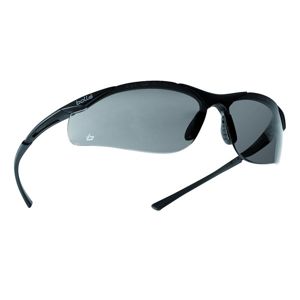 Ochranné okuliare BOLLÉ® CONTOUR - čierne, dymové (Farba: Čierna, Šošovky: Dymovo sivé)