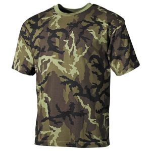 Bavlnené tričko klasického štýlu US army MFH® s krátkym rukávom - vzor 95.-CZ (Farba: Vzor 95 woodland, Veľkosť: XL)