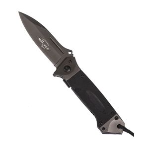 Vreckový zatvárací nôž Mil-Tec® DA35 - čierny (Farba: Čierna)