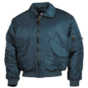 Bunda MFH® Flight Jacket CWU “Bomber“- navyblue (Farba: Navy Blue, Veľkosť: S)