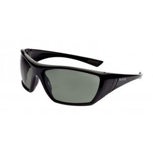 Ochranné okuliare BOLLÉ® HUSTLER - čierne, dymové (Farba: Čierna, Šošovky: Dymovo sivé)