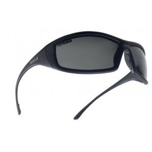 Ochranné okuliare BOLLÉ® SOLIS - čierne, polarizačné (Farba: Čierna, Šošovky: Dymovo sivé polarizované)