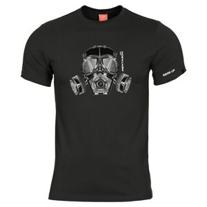 Pánske tričko PENTAGON® Gas-Mask - čierne (Farba: Čierna, Veľkosť: S)