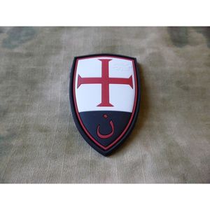 Nášivka JTG® Crusader Shield - farebná (Farba: Viacfarebná)
