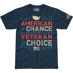 Pánske tričko 7.62 Design® Veteran By Choice - modré (Veľkosť: L)