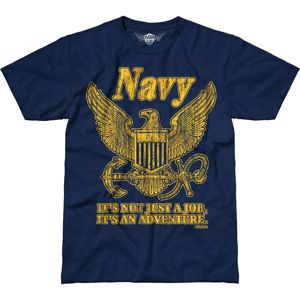 Pánske tričko 7.62 Design® US Navy Retro - modré (Veľkosť: S)