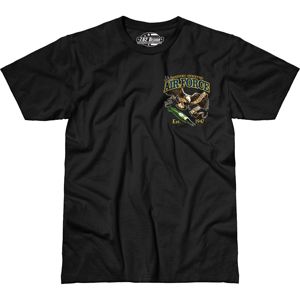 Pánske tričko 7.62 Design® US Air Force Fighting Eagle - čierne (Veľkosť: S)