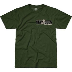 Pánske tričko 7.62 Design® US Navy Seabees - zelené (Veľkosť: S)