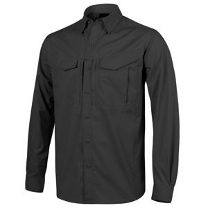 Košeľa s dlhým rukávom Helikon-Tex® Defender MK2® Ripstop - čierna (Farba: Čierna, Veľkosť: M)