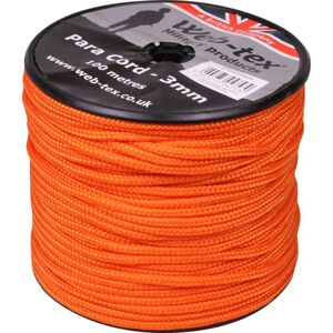 Para Cord Web-tex® 3 mm, 100 metrů - oranžový (Farba: Oranžová)