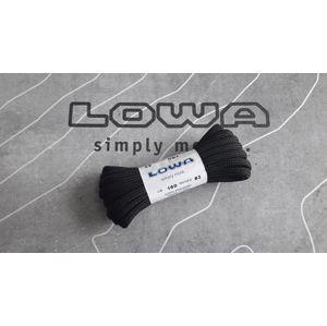 Šnúrky Lowa® 150 cm - čierne (Farba: Čierna, Varianta: 150 cm)