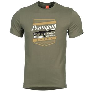 Pánske tričko PENTAGON® ACR - zelené (Farba: Zelená, Veľkosť: 3XL)
