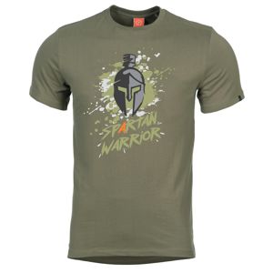 Pánske tričko PENTAGON® Spartan Warrior - zelené (Farba: Zelená, Veľkosť: S)
