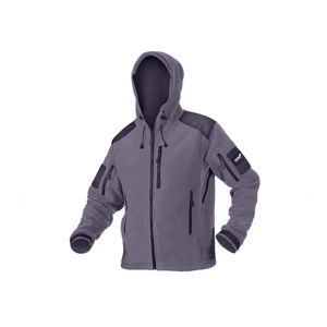 Fleecová bunda Texar® Husky - sivá (Farba: Sivá, Veľkosť: XL)
