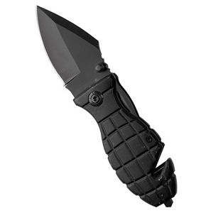 Zavírací nůž Pineapple Mil-Tec® – Čierna (Farba: Čierna)