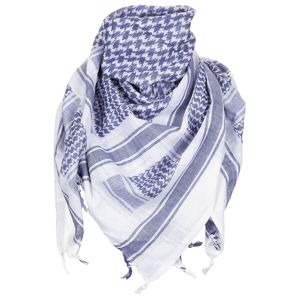 Šátek Palestin s třásněmi MFH® - modro-bílý (Farba: Modrá / biela)