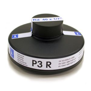 Časticový kombinovaný filter P3 R – Čierna (Farba: Čierna)