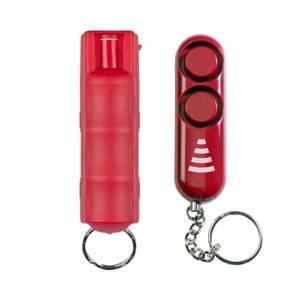 Sada – obranný sprej a osobní alarm Sabre Red® – Červená (Farba: Červená)
