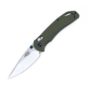 Zatvárací nôž Firebird Ganzo® – Strieborná čepeľ - Satin, Zelená (Farba: Zelená, Varianta: Strieborná čepeľ - Satin)