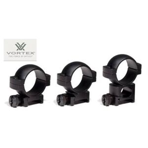 Montážne krúžky tubus Vortex® – Low, Čierna (Farba: Čierna, Veľkosť: High)