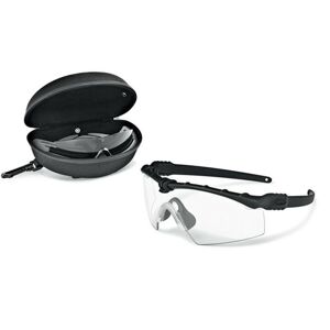 Strelecké okuliare M-Frame 3.0 Array SI Oakley®, 2 sklá – Číre + Dymovo sivé, Čierna (Farba: Čierna, Šošovky: Číre + Dymovo sivé)