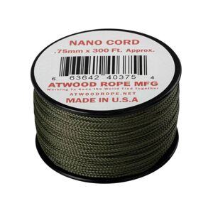 Padáková šnúra Nano Cord (300 ft) ARM® – Olive Drab (Farba: Olive Drab)
