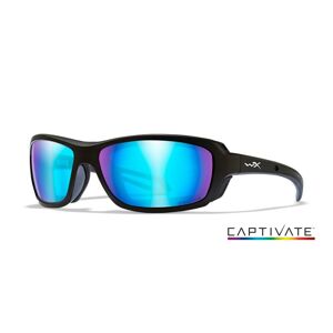 Slnečné okuliare Wave Captivate Wiley X® – Captivate modré polarizované, Čierna (Farba: Čierna, Šošovky: Captivate modré polarizované)