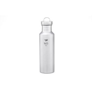 Titánová fľaša Sport Bottle Keith® / 700 ml (Farba: Strieborná)