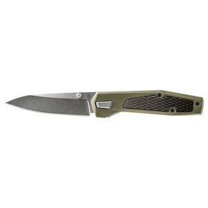 Zatvárací nôž Fuse Gerber® (Farba: Zelená, Varianta: Sivá čepeľ - Stone Wash)
