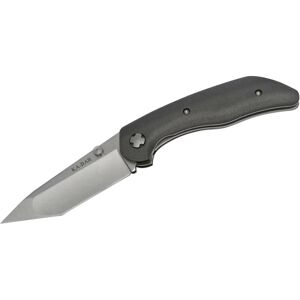 Zatvárací nôž Jarosz Tanto KA-BAR® – Strieborná čepeľ - Satin, Čierna (Farba: Čierna, Varianta: Strieborná čepeľ - Satin)