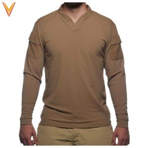 Funkčné tričko Long Boss Rugby Velocity Systems® – Coyote Brown (Farba: Coyote Brown, Veľkosť: S)