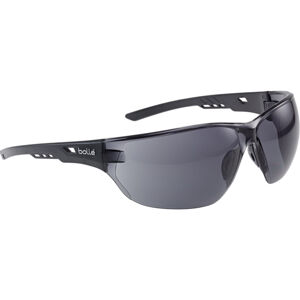 Ochranné okuliare Ness Bollé® – Dymovo sivé, Čierna (Farba: Čierna, Šošovky: Dymovo sivé)