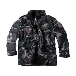 Bunda SURPLUS® Paratrooper Winter – Black Camo (Farba: Black Camo, Veľkosť: M)