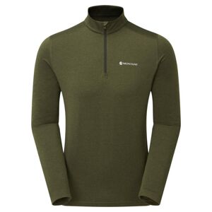 Tričko Thermo Zip Neck Dart Montane® – Zelená (Farba: Zelená, Veľkosť: S)