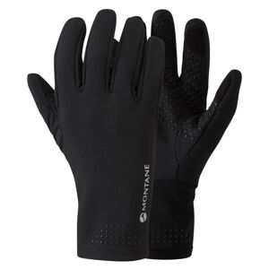 Zimné softhellové dámske rukavice Krypton Lite Montane® (Farba: Čierna, Veľkosť: L)