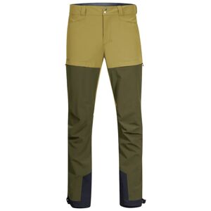 Softshellové kalhoty Bekkely Hybrid Bergans® – Olive Green / Dark Olive Green (Farba: Olive Green / Dark Olive Green, Veľkosť: XXL)