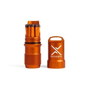 Vodotesné puzdro na zápalky MATCHCAP XL™ Exotac® – Oranžová (Farba: Oranžová)