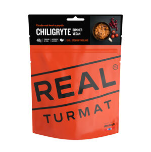 Dehydrované jedlo Dusené čili s fazuľami Real Turmat® (Farba: Oranžová)