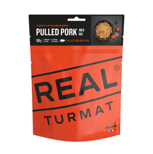 Dehydrované jedlo Bravčové mäso s ryžou Real Turmat® (Farba: Oranžová)