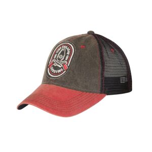 Šiltovka Trucker Shooting Time Helikon-Tex® (Farba: DIRTY WASHED BLACK / DIRTY WASHED RED C)