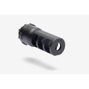 Úsťová brzda / adaptér na tlmič Muzzle Brake / kalibru 12.7 mm Acheron Corp® (Farba: Čierna, Typ závitu: M25 x 1,5)