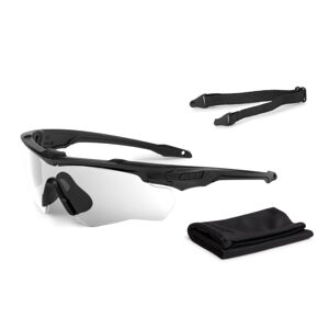 Ochranné okuliare Crossblade™ One ESS® – Číre, Čierna (Farba: Čierna, Šošovky: Číre)
