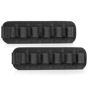 Velcro insert na brokovnicové náboje 12GA Savior® – 6, Čierna (Farba: Čierna, Počet: 6)