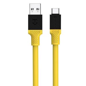 Kábel Fat Man Cable Tactical®, USB-A/USB-C – Žltá (Farba: Žltá)