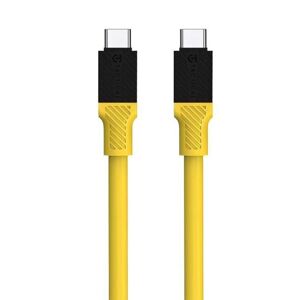Kábel Fat Man Cable Tactical®, USB-C/USB-C – Žltá (Farba: Žltá)